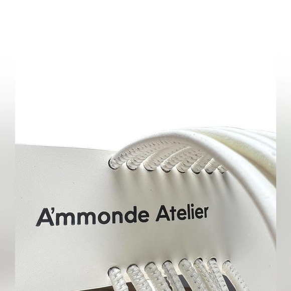 AMMONDE ATLEIR Alessandra block heel in ivory - Picture 10 of 12